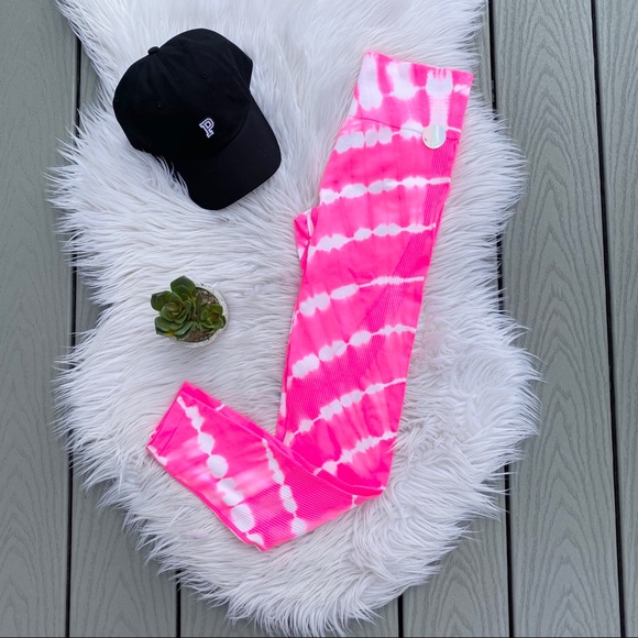 PINK Victoria's Secret Pants - VS PINK Tie Dye seamless leggings